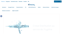 Desktop Screenshot of cristaldistribution.com